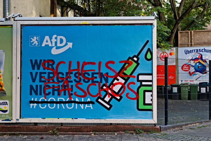 Scheisz Faschos AfD billboard Frankfurt am Main.jpg Scheisz Faschos AfD billboard Frankfurt am Main.jpg